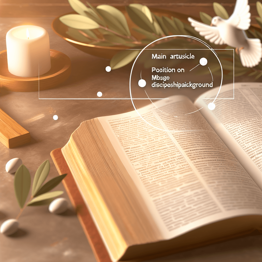 Communio Messianica Position on MBB Discipleship